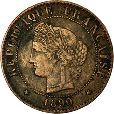 Coin, France, Cérès, Centime, 1890, Paris, EF(40-45), Bronze, KM:826.1