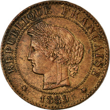 Monnaie, France, Cérès, Centime, 1889, Paris, TTB, Bronze, Gadoury:88