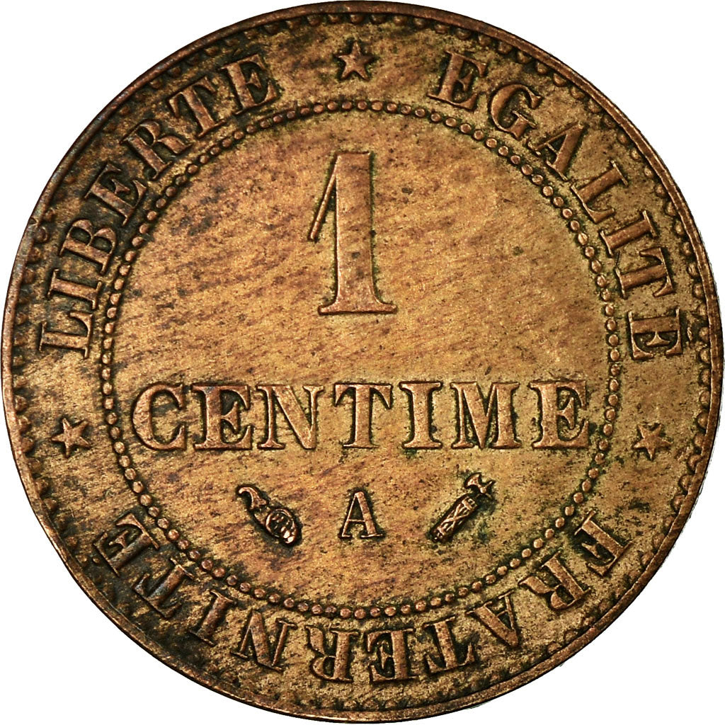 Monnaie, France, Cérès, Centime, 1889, Paris, TTB, Bronze, Gadoury:88