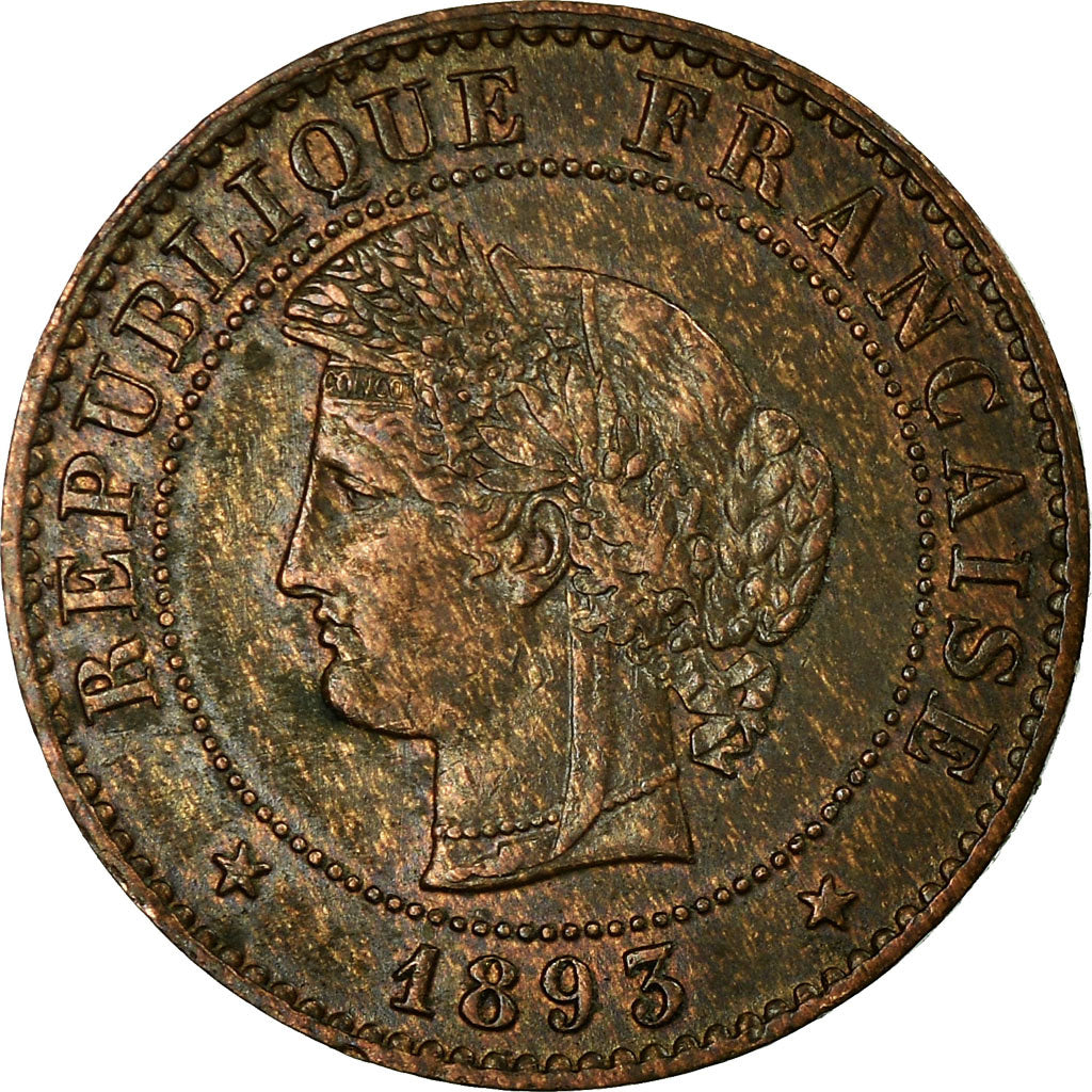 Coin, France, Cérès, Centime, 1893, Paris, EF(40-45), Bronze, KM:826.1