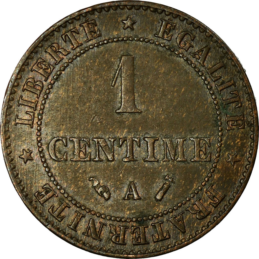 Coin, France, Cérès, Centime, 1893, Paris, EF(40-45), Bronze, KM:826.1