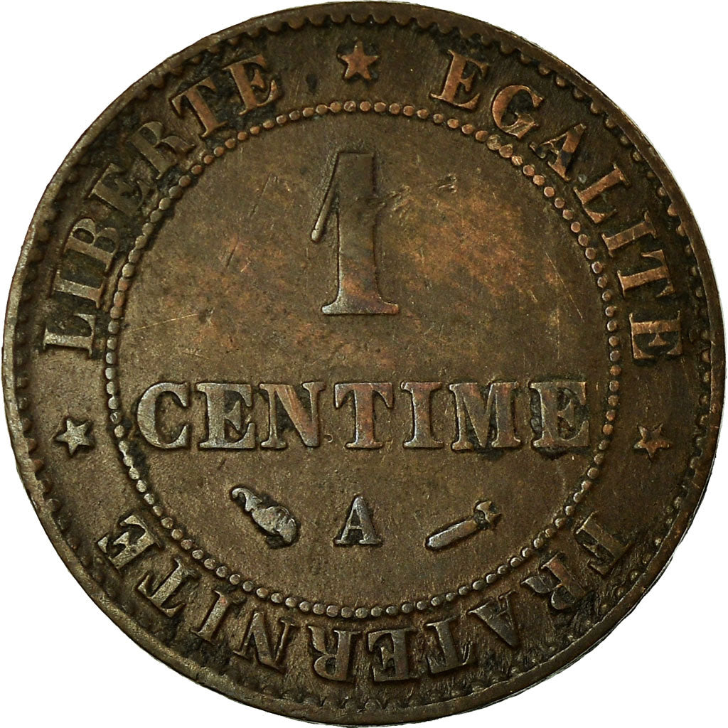 Monnaie, France, Cérès, Centime, 1885, Paris, TTB, Bronze, Gadoury:88