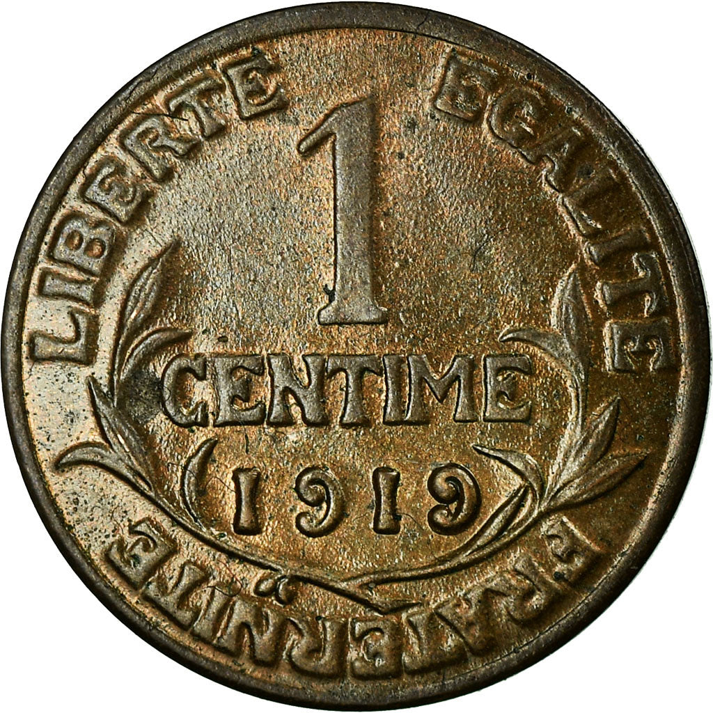 Monnaie, France, Dupuis, Centime, 1919, Paris, TTB, Bronze, Gadoury:90, KM:840