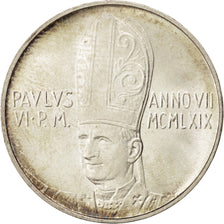 Coin, VATICAN CITY, Paul VI, 500 Lire, 1969, MS(63), Silver, KM:115