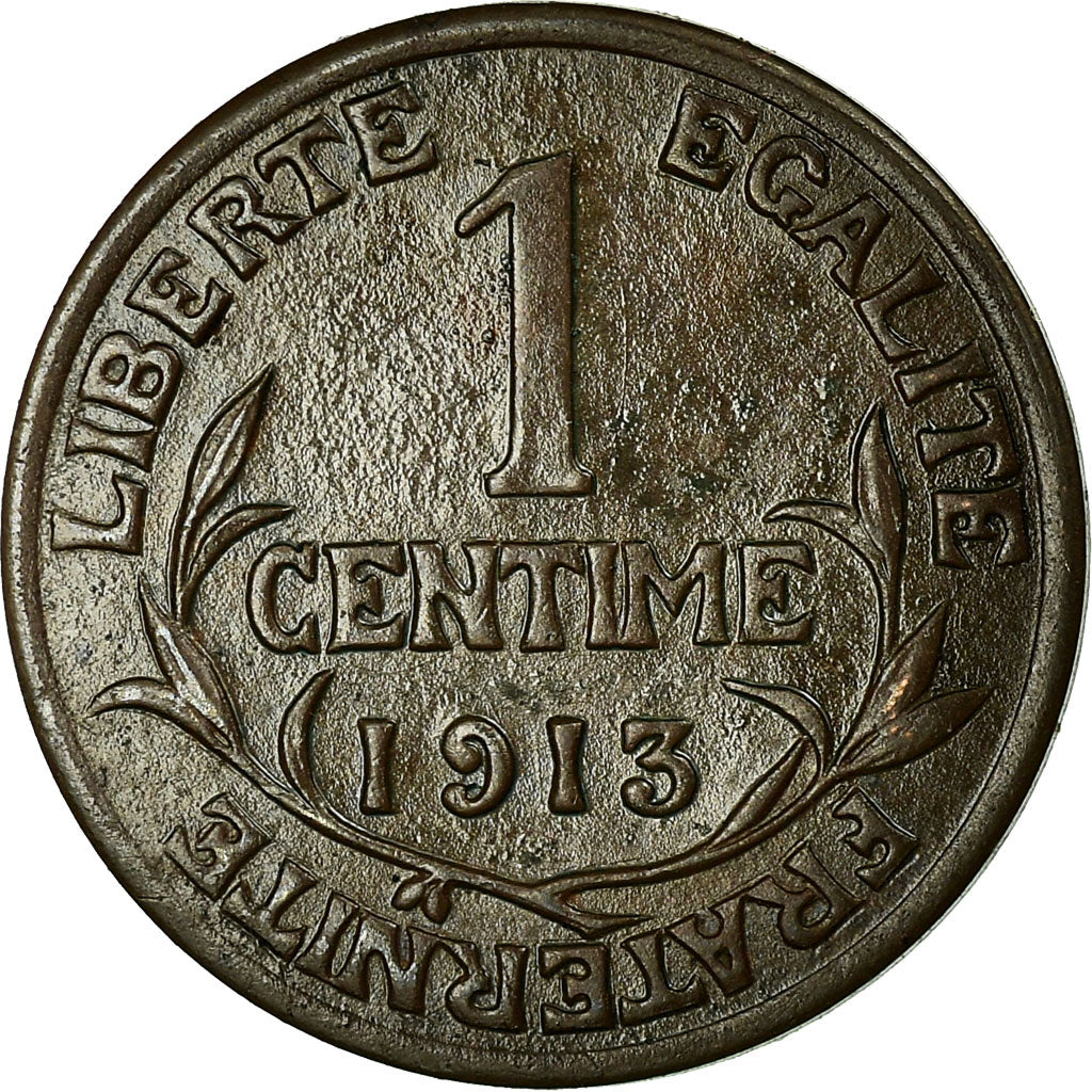 Coin, France, Dupuis, Centime, 1913, Paris, AU(50-53), Bronze, KM:840