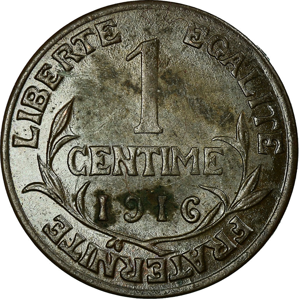 Coin, France, Dupuis, Centime, 1916, Paris, EF(40-45), Bronze, KM:840