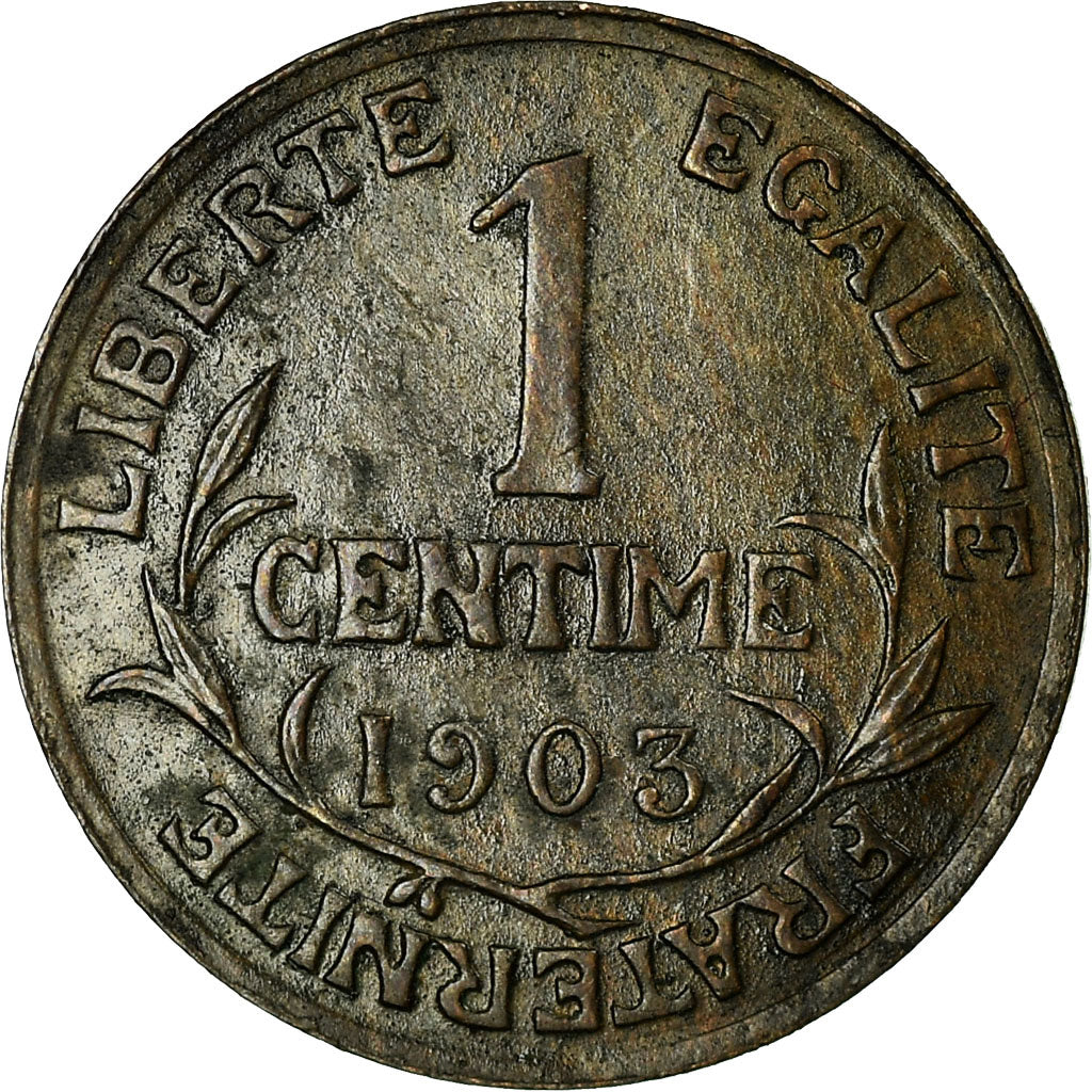 Moeda, França, Dupuis, Centime, 1903, Paris, EF(40-45), Bronze, KM:840
