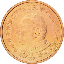CITTÀ DEL VATICANO, 2 Euro Cent, 2005, SPL, Acciaio placcato rame, KM:342