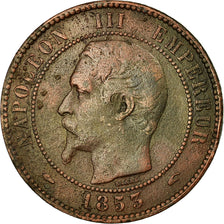 Coin, France, Napoleon III, 10 Centimes, 1853, Paris, VF(20-25), KM 771.1