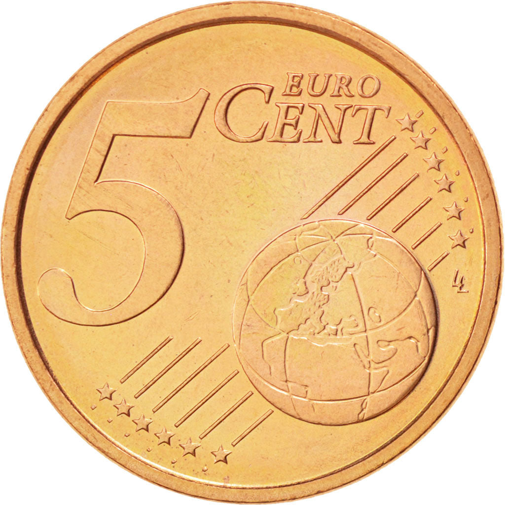 Coin, VATICAN CITY, John Paul II, 5 Euro Cent, 2005, MS(63), Copper Plated