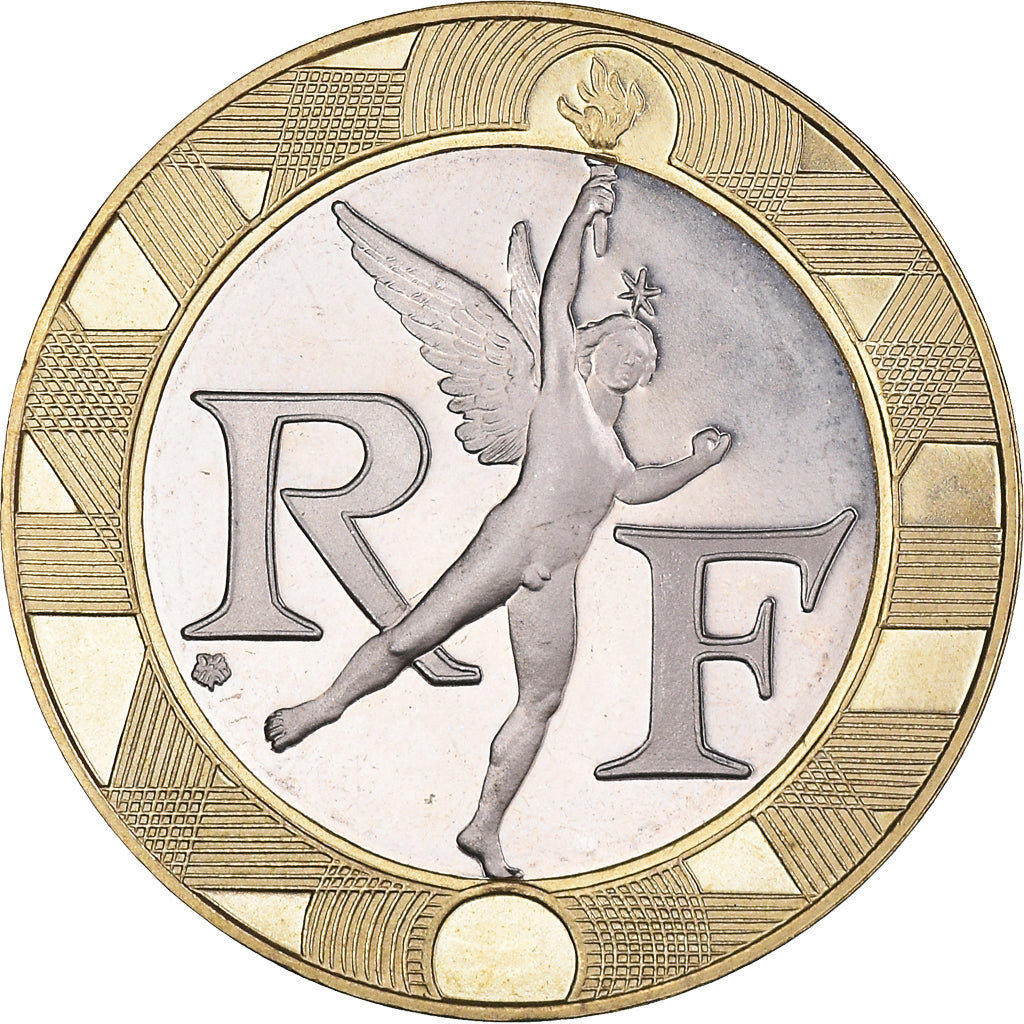 Coin, France, Génie, 10 Francs, 1991, Paris, BE, MS(65-70), Aluminum-Bronze