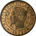 Coin, France, Napoleon III, Centime, 1855, Bordeaux, EF(40-45), KM 775.5