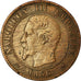Moneta, Francja, Napoleon III, 2 Centimes, 1856, Marseille, VF(20-25)