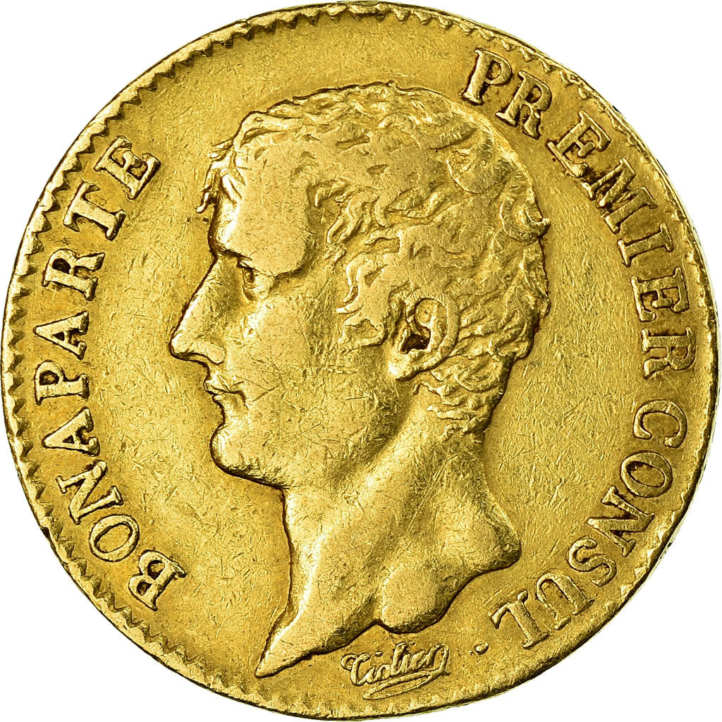 Monnaie, France, Napoléon I, 20 Francs, 1804, Paris, TTB, Or, Gadoury:1020