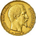 Moneta, Francia, Napoleon III, 20 Francs, 1852, Paris, BB+, Oro