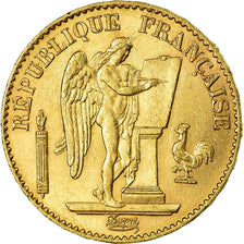 Coin, France, Génie, 20 Francs, 1875, Paris, AU(55-58), Gold, KM:825