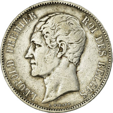 Coin, Belgium, Leopold I, 5 Francs, 5 Frank, 1849, VF(30-35), Silver, KM:17