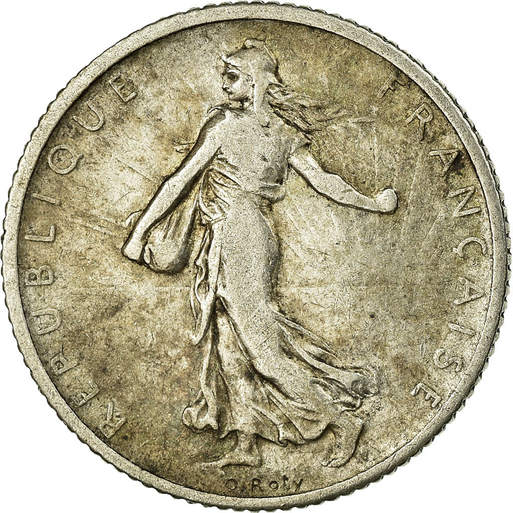 Münze, Frankreich, Semeuse, Franc, 1907, Paris, S, Silber, KM:844.1