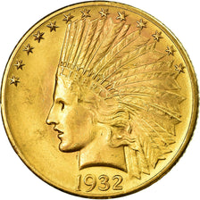Moneda, Estados Unidos, Indian Head, $10, 1932, Philadelphia, EBC, KM 130