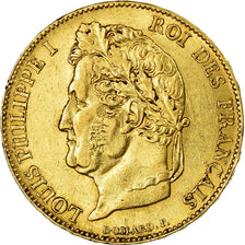 Moneta, Francia, Louis-Philippe, 20 Francs, 1848, Paris, BB+, Oro, KM:750.1