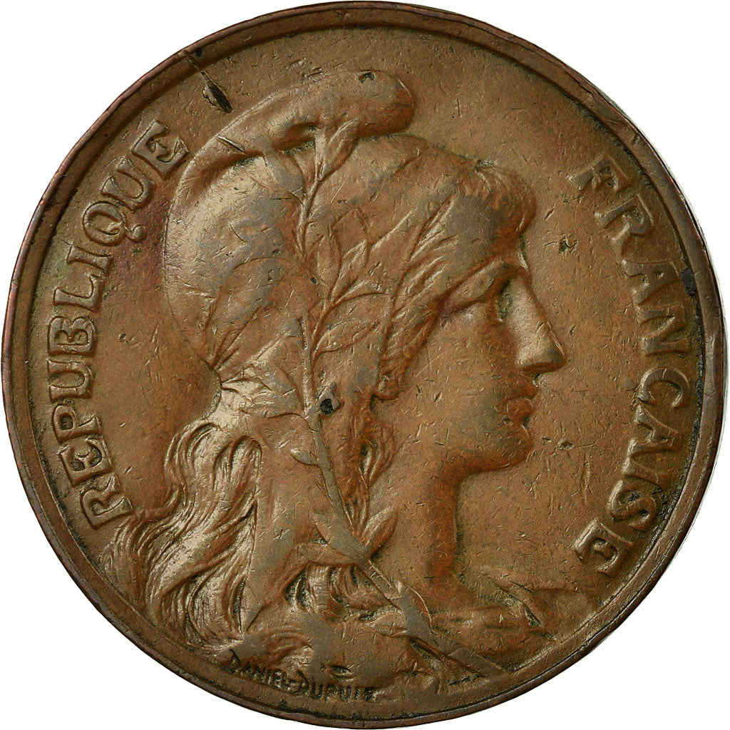Monnaie, France, Dupuis, 10 Centimes, 1912, Paris, TTB+, Bronze, Gadoury:277