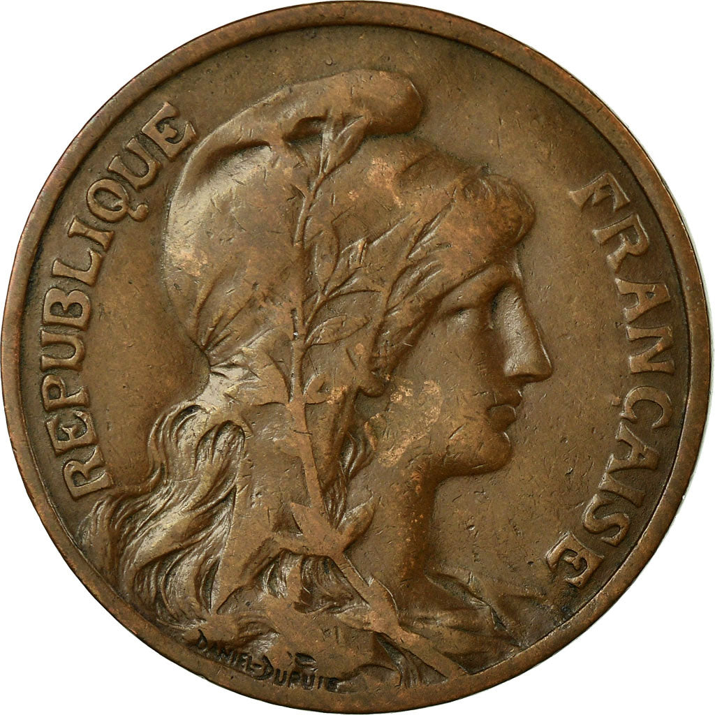 Coin, France, Dupuis, 10 Centimes, 1914, Paris, EF(40-45), Bronze, KM:843