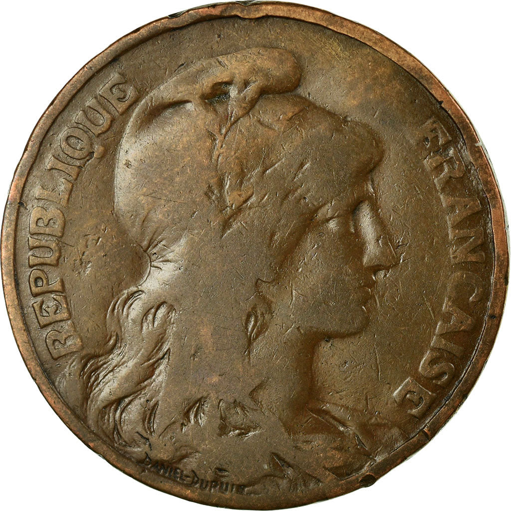 Munten, Frankrijk, Dupuis, 10 Centimes, 1898, Paris, FR, Bronze, KM:843