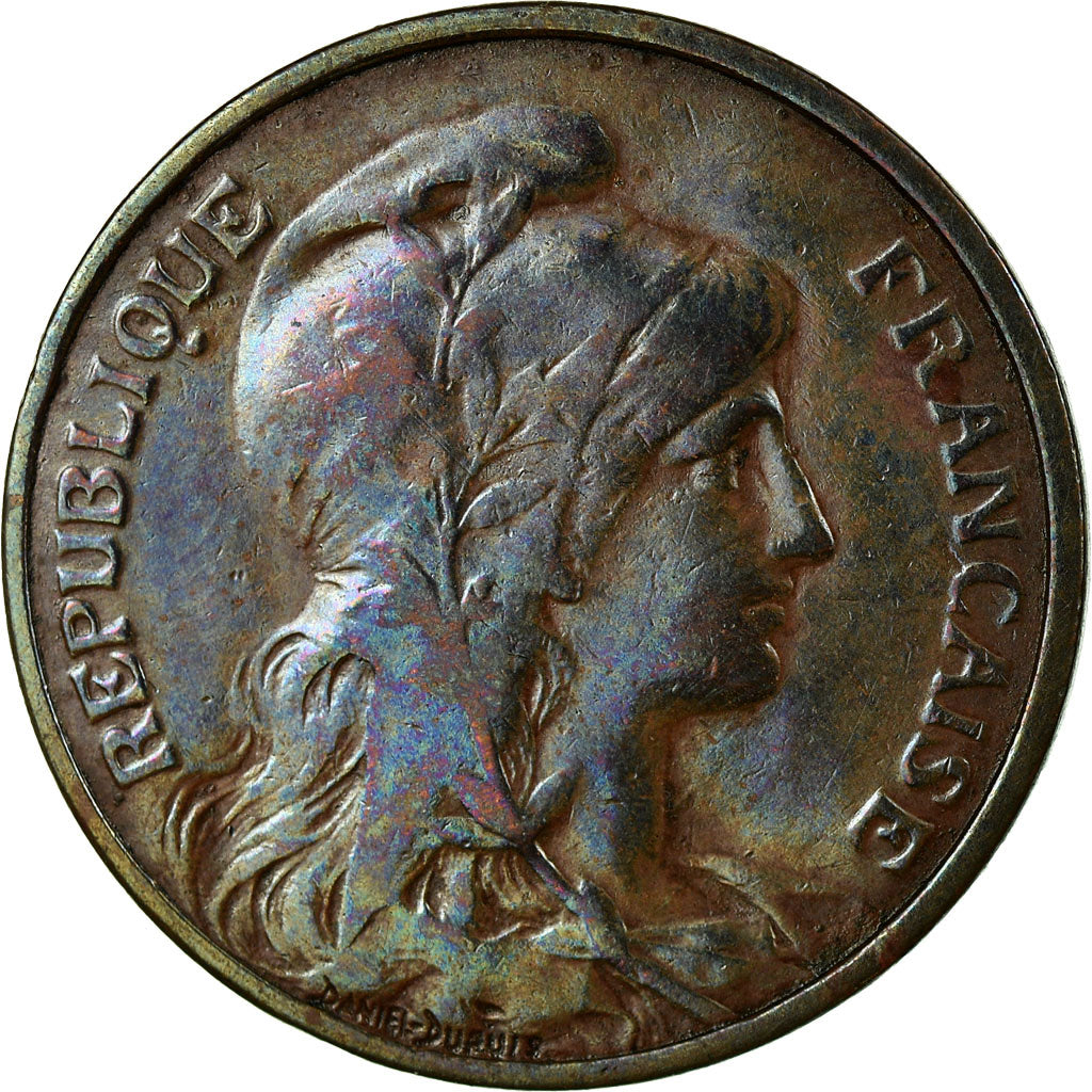 Coin, France, Dupuis, 5 Centimes, 1917, Paris, AU(50-53), Bronze, KM:842