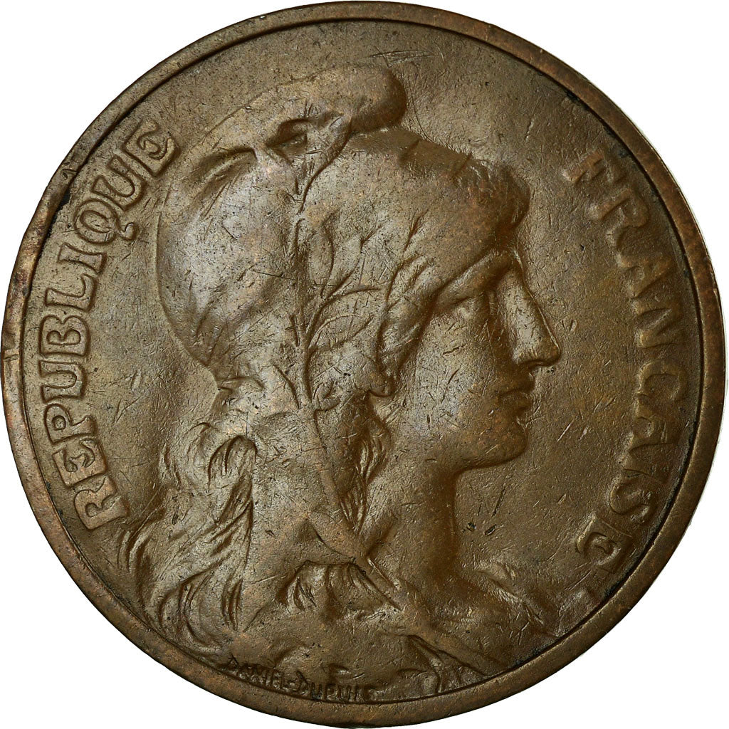 Coin, France, Dupuis, 5 Centimes, 1915, Paris, EF(40-45), Bronze, KM:842