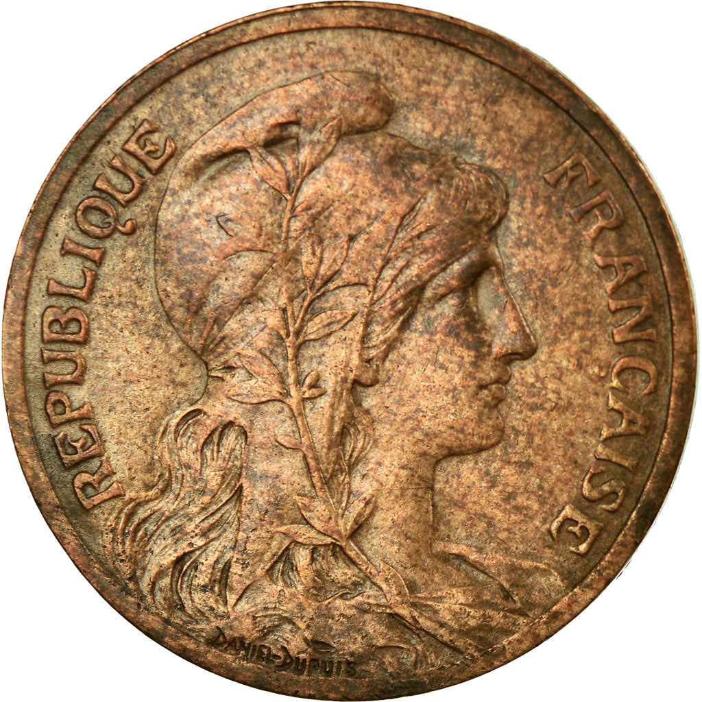 Moneta, Francia, Dupuis, 5 Centimes, 1900, Paris, MB+, Bronzo, KM:842