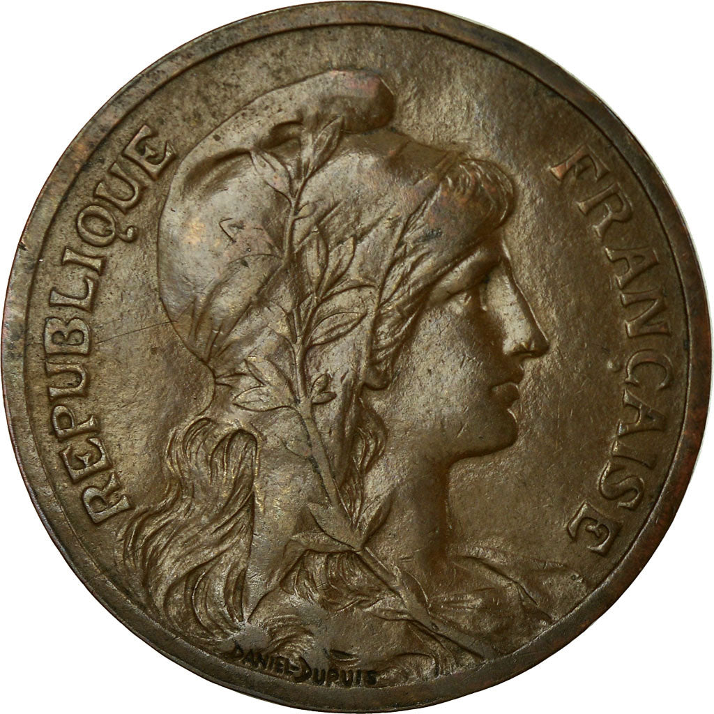 Coin, France, Dupuis, 5 Centimes, 1898, Paris, AU(50-53), Bronze, KM:842
