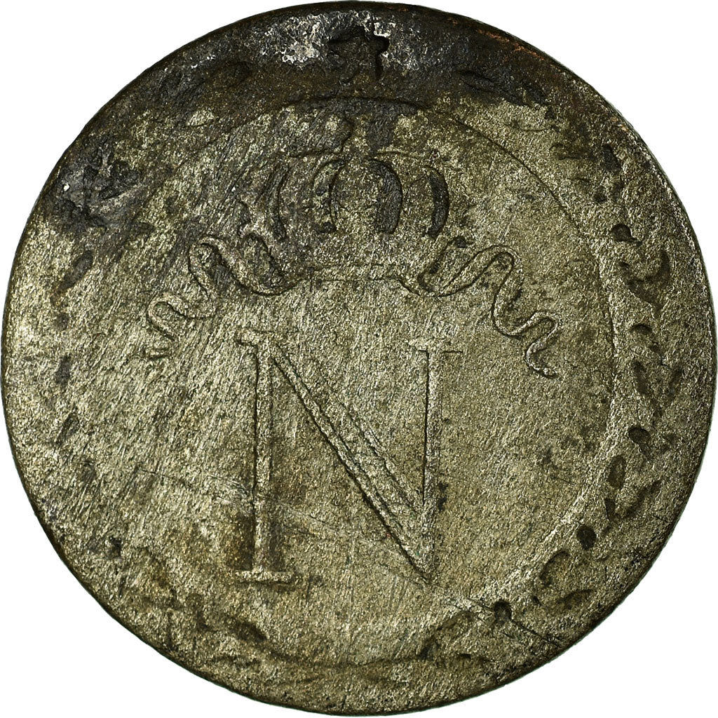 Coin, France, Napoléon I, 10 Centimes, 1808, Rouen, VF(20-25), Billon, KM 676.2