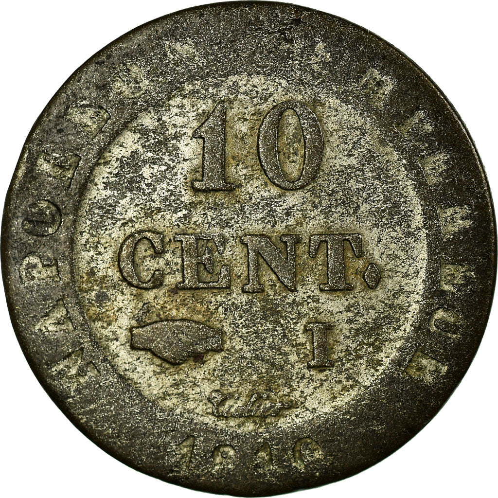Coin, France, Napoléon I, 10 Centimes, 1810, Limoges, VF(20-25), Billon,KM 676.5
