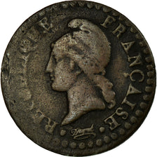 Moneda, Francia, Dupré, Centime, 1798, Paris, BC, Bronce, KM:646, Gadoury:76