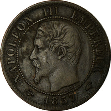 Coin, France, Napoleon III, Centime, 1857, Paris, VF(20-25), KM 775.1