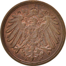 GERMANY - EMPIRE, Pfennig, 1907, Berlin, KM #10, MS(63), Copper, 17.5, 1.98