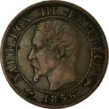 Coin, France, Napoleon III, Centime, 1856, Lille, VF(30-35), KM 775.7