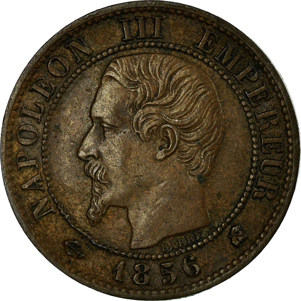 Monnaie, France, Napoleon III, Centime, 1856, Bordeaux, TTB, Gad 86