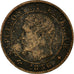 Moeda, França, Napoleon III, Centime, 1856, Strasbourg, F(12-15)