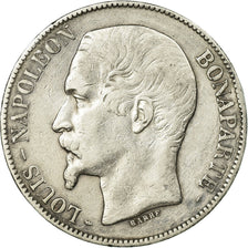 Coin, France, Napoléon III, 5 Francs, 1852, Paris, EF(40-45), Silver, KM:773.1