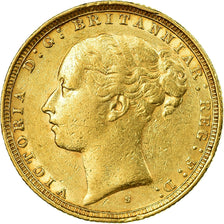 Moneta, Australia, Victoria, Sovereign, 1886, Sydney, EF(40-45), Złoto, KM:7