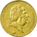 Moeda, França, Louis XVIII, 40 Francs, 1817, Paris, EF(40-45), Gold, KM 713.1