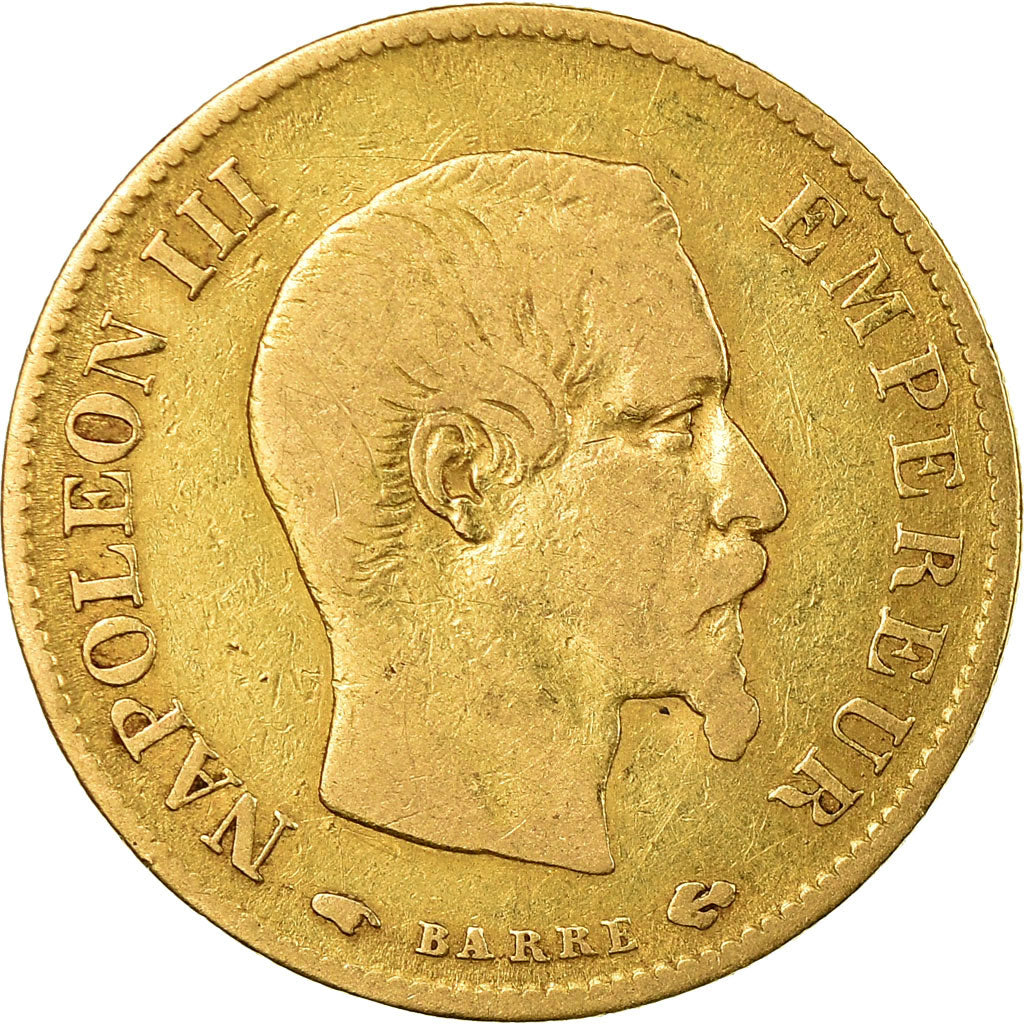 Monnaie, France, Napoleon III, 10 Francs, 1858, Paris, TB+, Or, Gad 1014