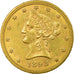 Monnaie, États-Unis, Coronet Head, $10,1893, Philadelphie, Or, TTB+, KM 102