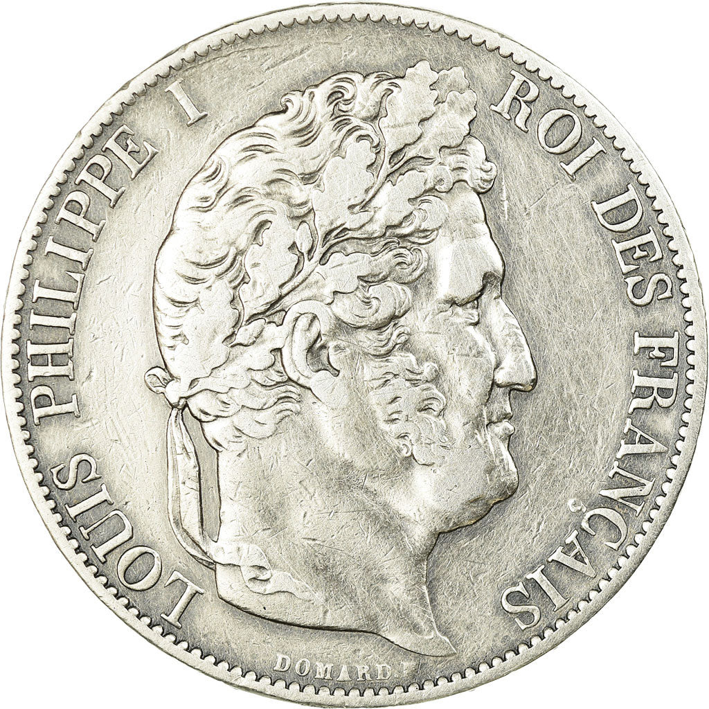 Coin, France, Louis-Philippe, 5 Francs, 1846, Paris, EF(40-45), Silver,KM 749.1