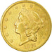 Coin, United States, Liberty Head, $20, 1875, San Francisco, Gold, AU(50-53),