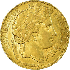 Coin, France, Cérès, 20 Francs, 1851, Paris, EF(40-45), Gold, KM:762
