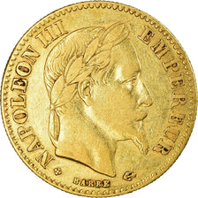 Coin, France, Napoleon III, 10 Francs, 1862, Strasbourg, Gold, VF(30-35)