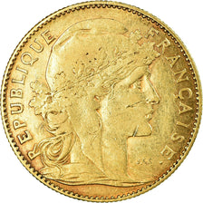 Coin, France, Marianne, 10 Francs, 1900, Paris, EF(40-45), Gold, KM:846