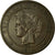 Munten, Frankrijk, Cérès, 10 Centimes, 1871, Paris, ZF+, Bronze, KM:815.1